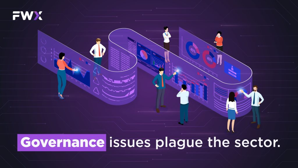 Governance issues plague the sector.