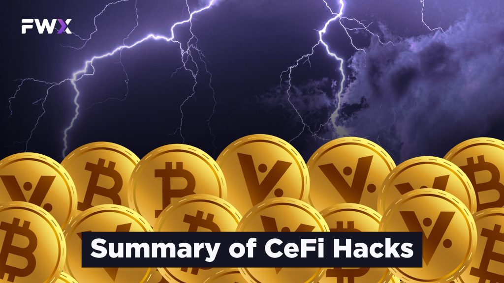 Summary of CeFi hacks