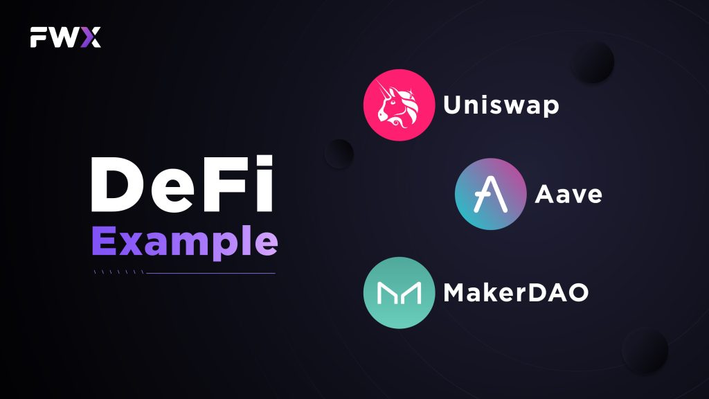 What is an example of DeFi?
